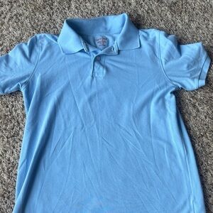 Cat and Jack school uniforms, boys XL(size16) light blue polo shirt